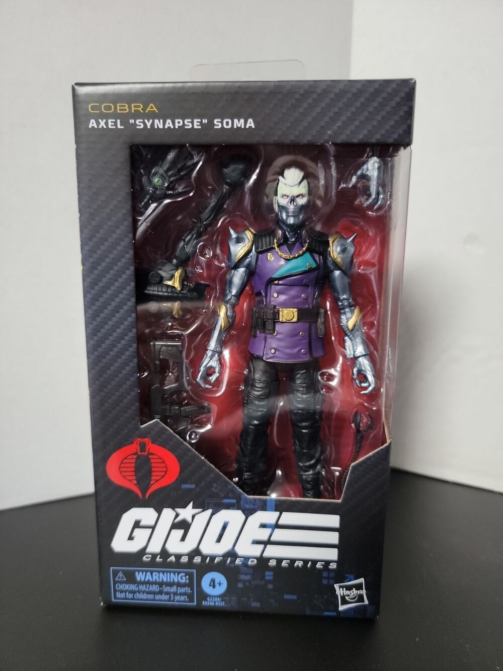 GI Joe Classified Series 211 Cobra Axel Synapse Soma Cybernetic Hacker in Hand!